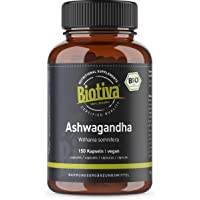 Los mejores  - Ashwagandha Cápsulas orgánico - 150 x 500 mg para cápsula Ayurveda - garantiti sin ingredientes - fabricados y…